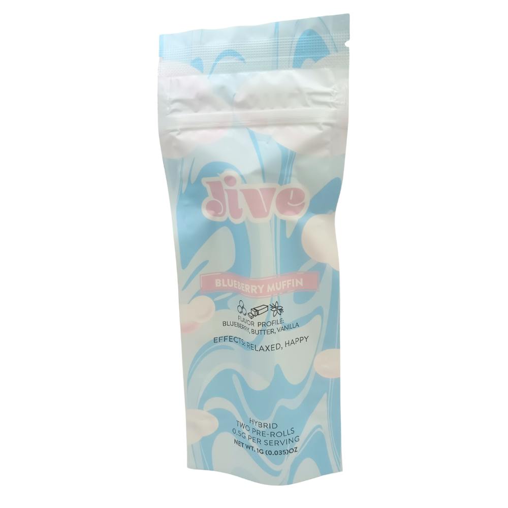 Photograph of product: Jive - Blueberry Muffin 2pk Prerolls