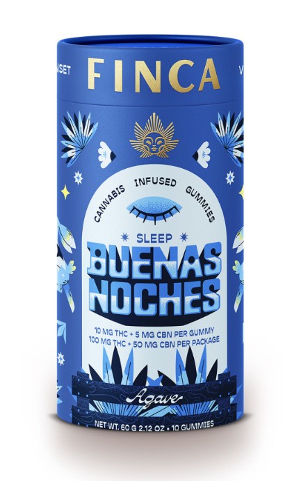 Photograph of Product: Finca | Buenas Noche | Agave | Gummies 10pk | 100mg