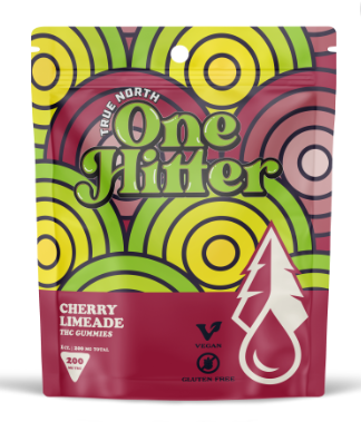 Photograph of product: True North One Hitter 200mg Cherry Limeade