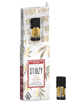 Photograph of product: [STIIIZY] Live Resin Liquid Diamonds POD - 1g - Hawaiian Snow (S) - 