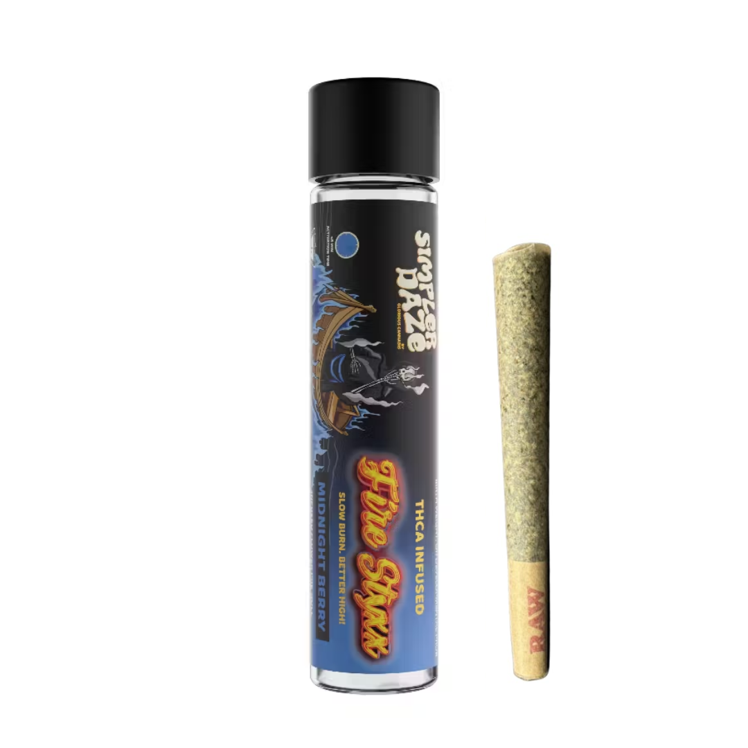 Photograph of product: Fire Styxx | Midnight Berry Infused Pre-Roll | 1g