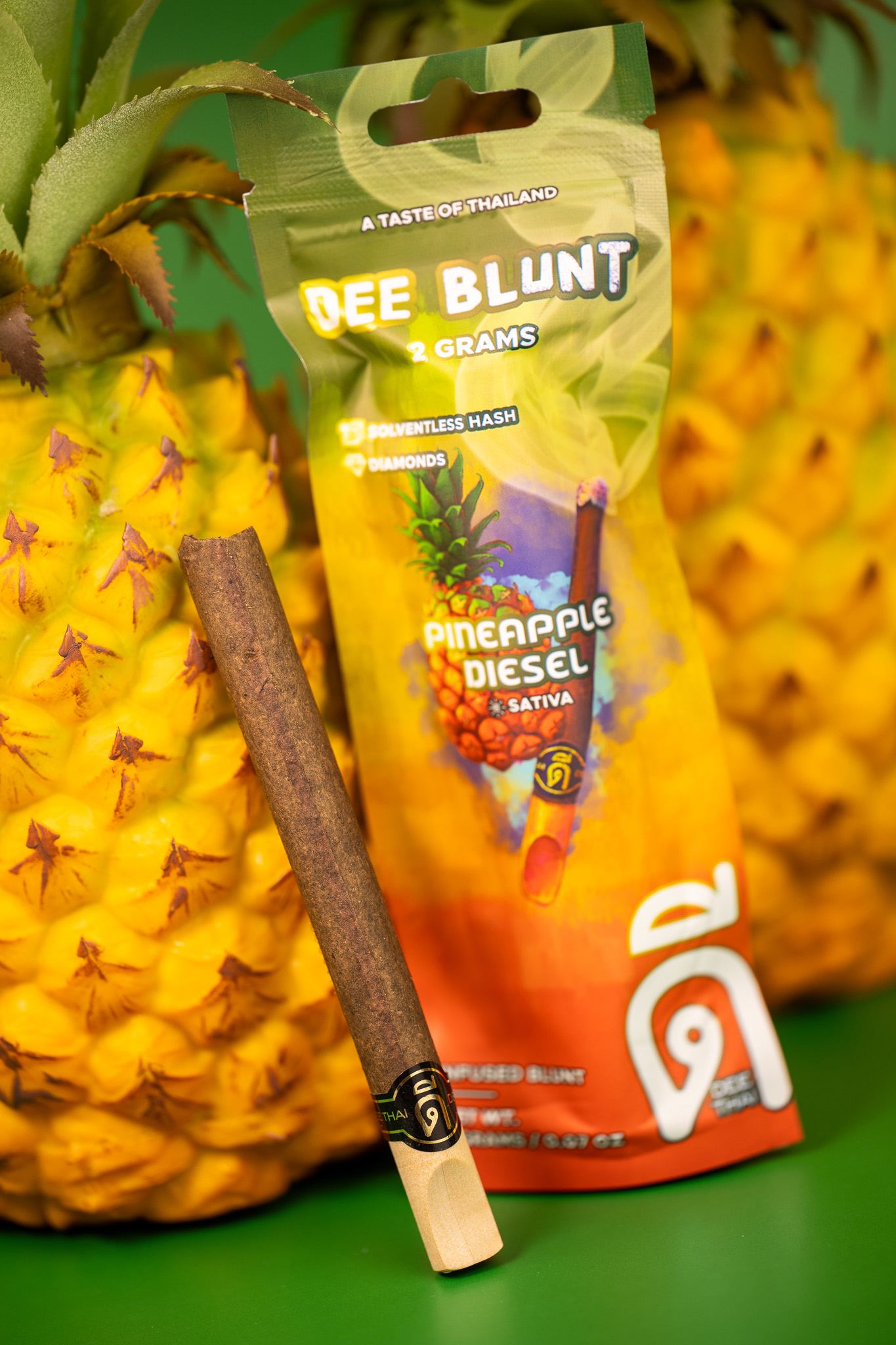 Photograph of product: 2g Dee Blunt Pineapple Diesel