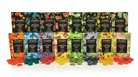 Photograph of product: Fireball Oui'd by Smokiez - 1:1:1 TH-oui:CBD:CBG TRIFECTA FIREBALL GUMMIES SINGLE  - (100MG) - H