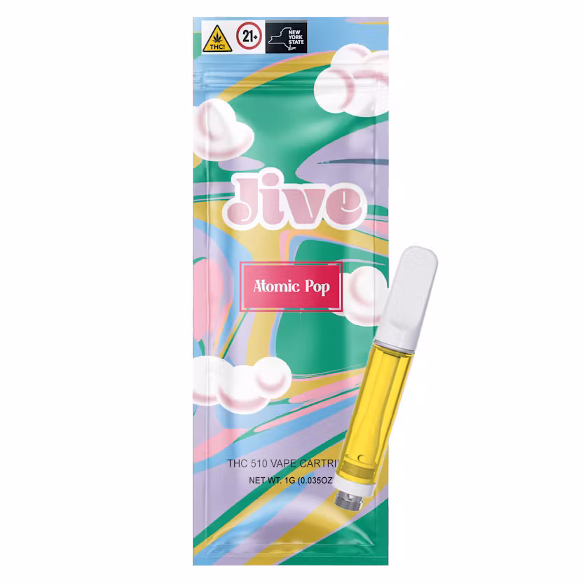 Photograph of product: Jive - Atomic Pop (H) - 75.51% - Vape Cart