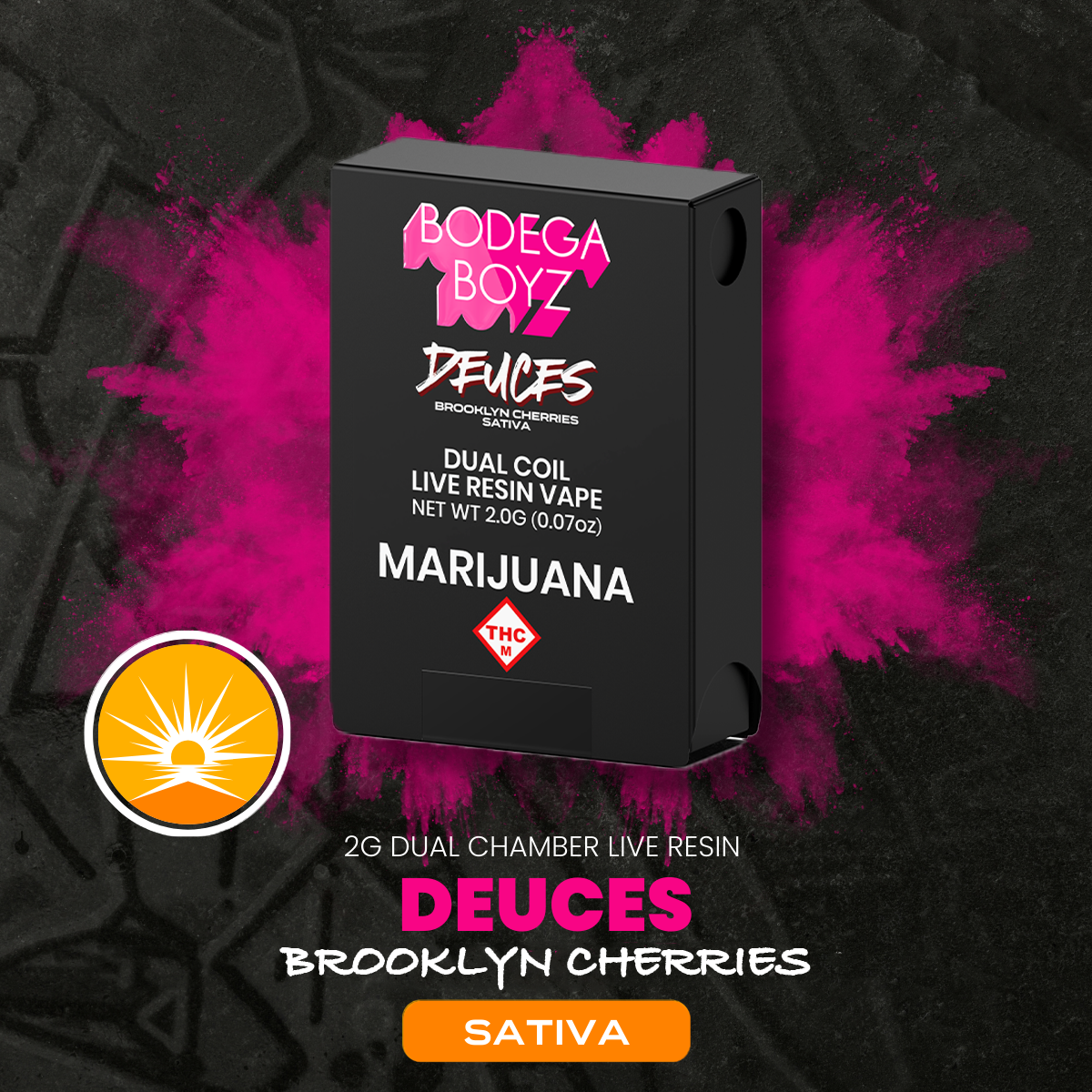 Photograph of product: Brooklyn Cherries | 2G AIO Disposable