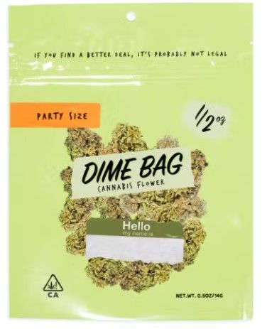 Photograph of product: [Dime Bag] Flower - 14g - Berry Pie - 