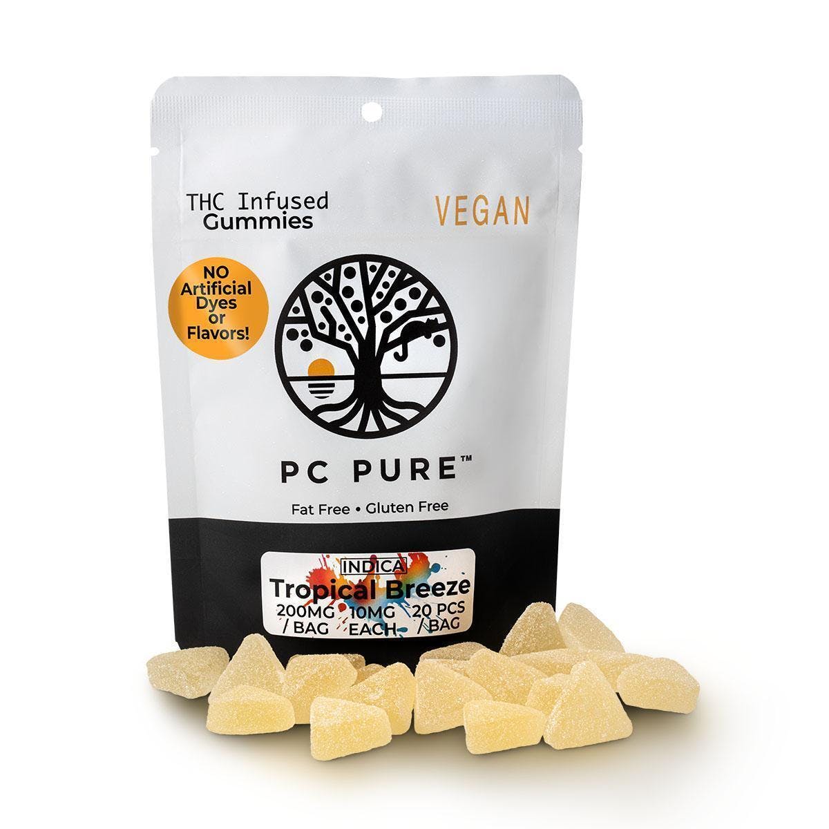 Photograph of product: PCP| Tropical Breeze Gummies| 200MG (REC)