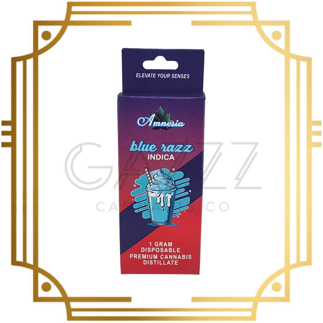Photograph of product: Amnesia Blue Razz Disposable