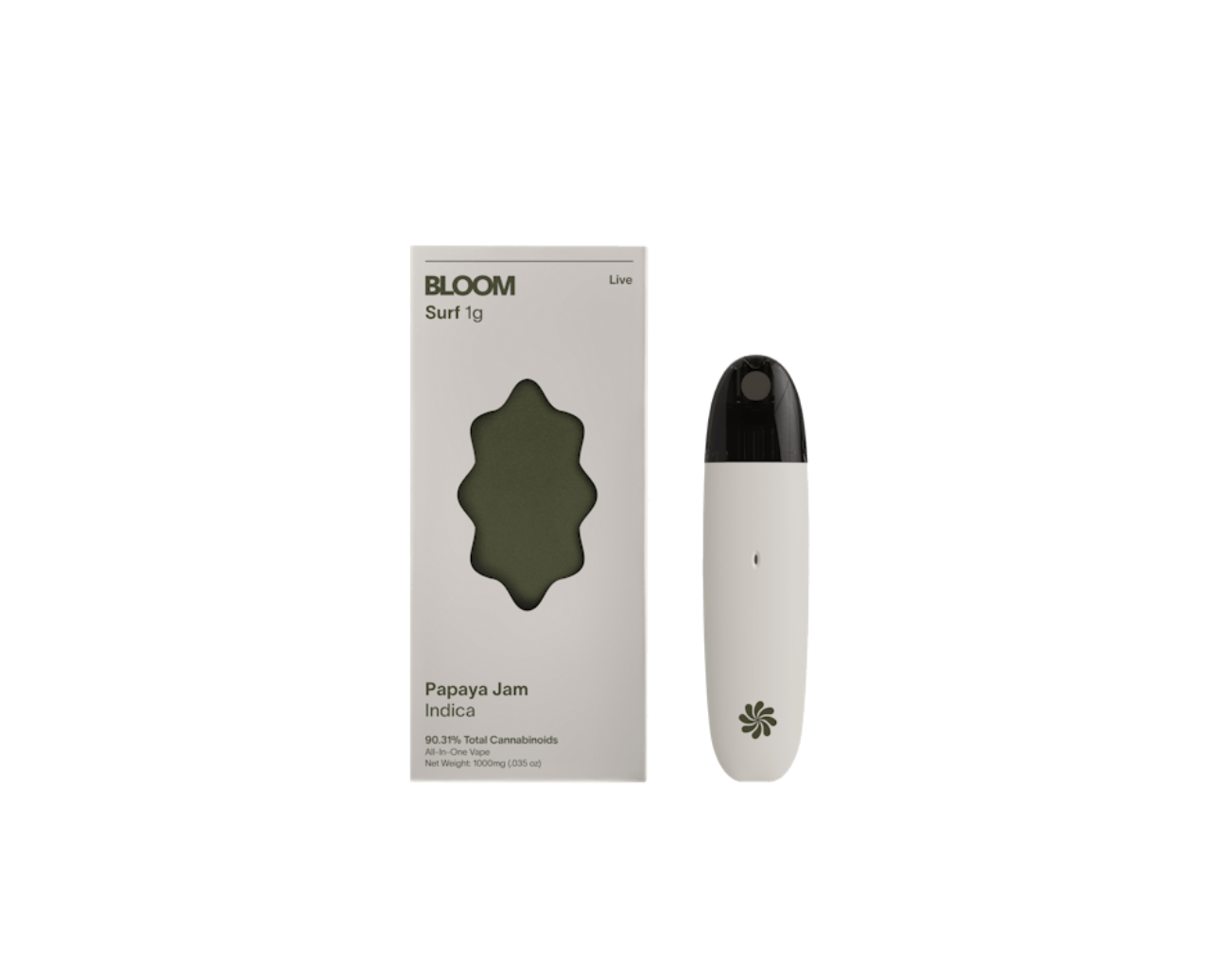 Photograph of product: Bloom Surf Blue Magic 1g Disposable