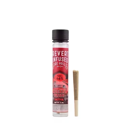 Photograph of product: Cherry Rush Infused Preroll | 0.7g