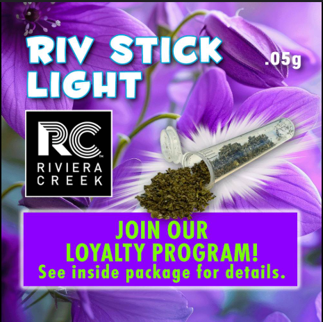 Photograph of product: Riviera Creek | Riv Stick Light | .5g Infused Riv Stick