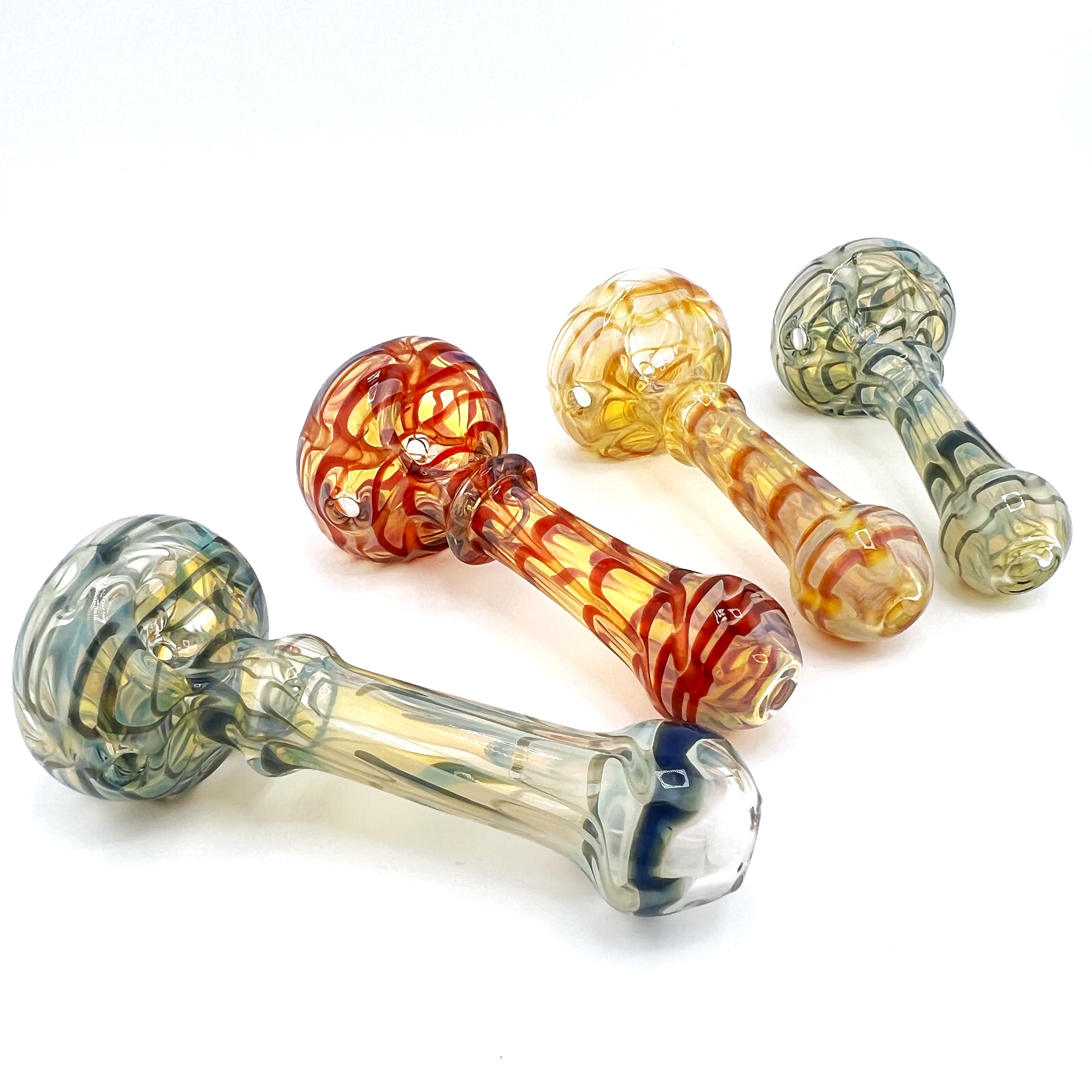 Photograph of product: GLASS | Striped Frit Spoon