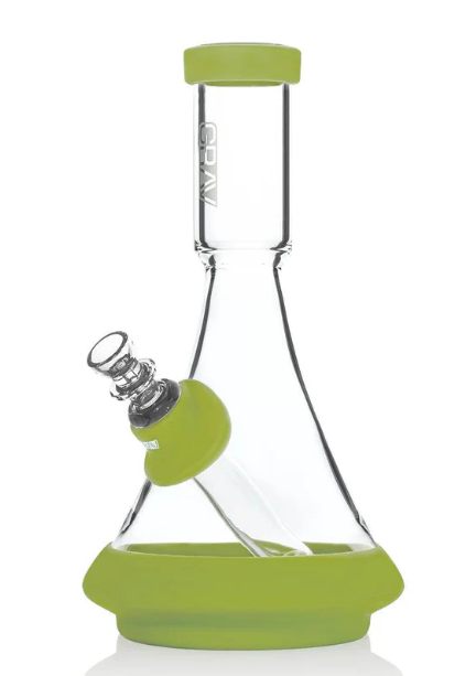Photograph of product: GRAV Labs | Deco Beaker | Silicone Green