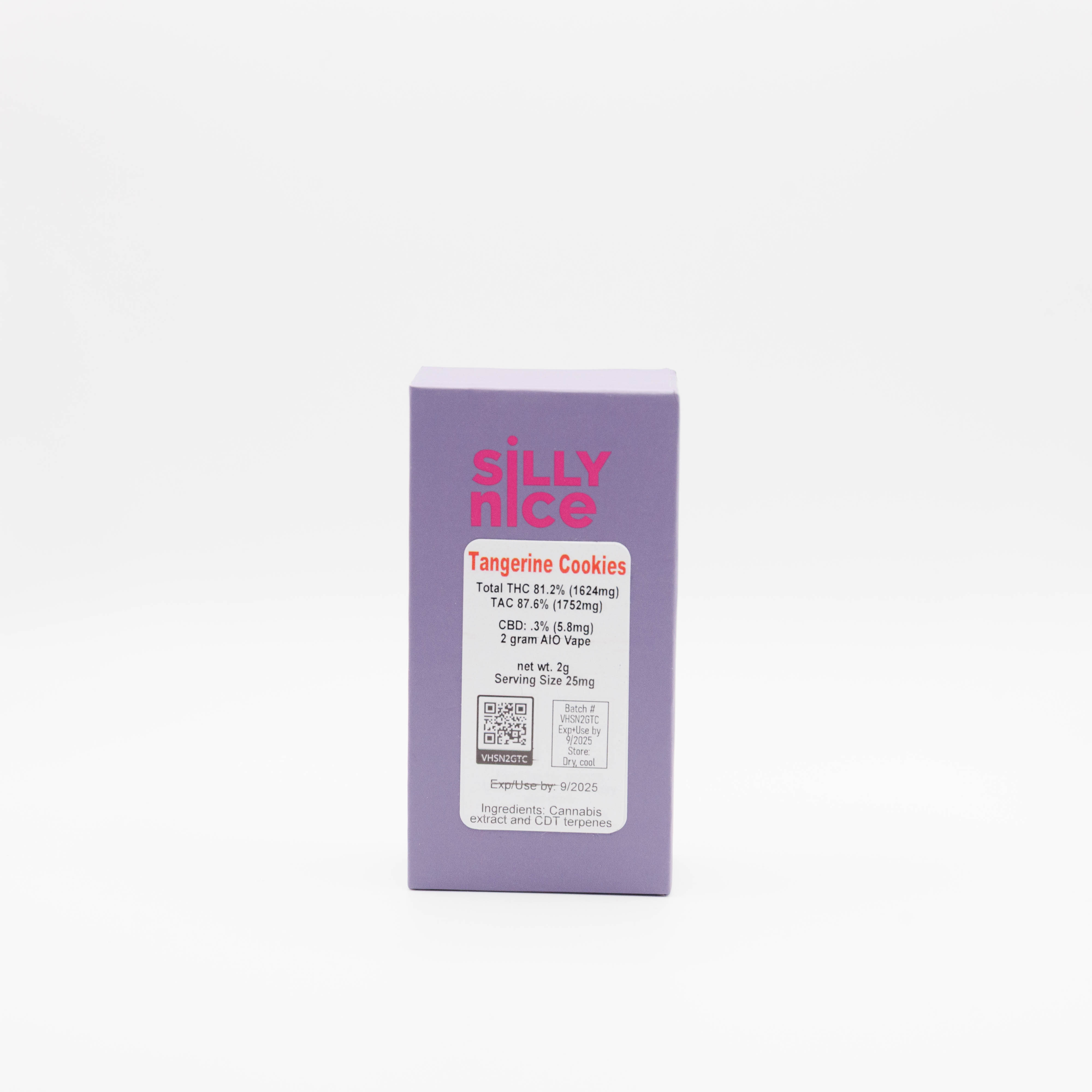 Photograph of product: Silly Nice | Tangerine Cookies | AIO