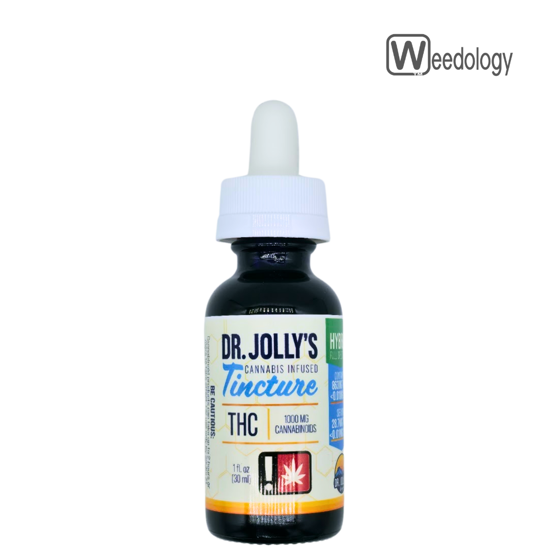 Photograph of product: Dr Jollys 1oz HYBRID FSE 1,000mg Jolly Tincture