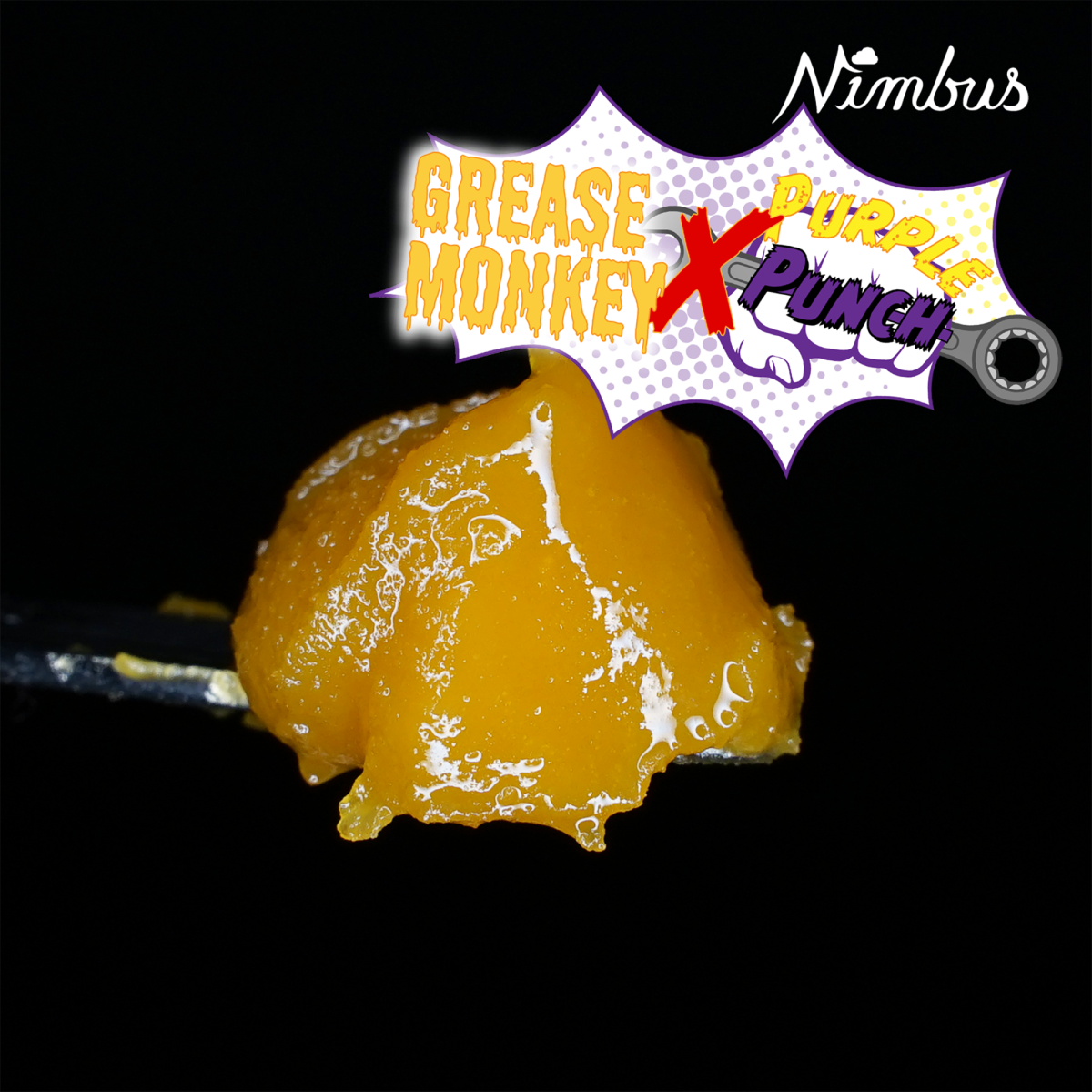 Photograph of product: Nimbus Live Dabs-Grease Monkey x Purple Punch
