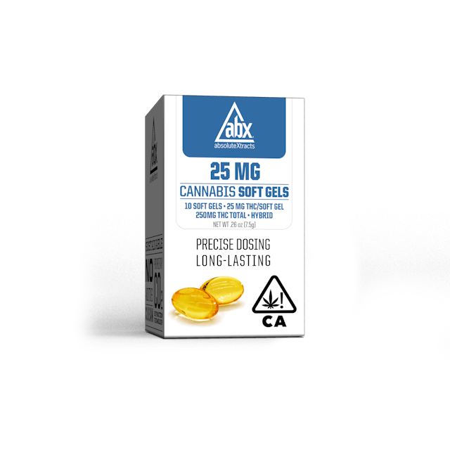 Photograph of product: 25MG SOFT GELS 10 PACK