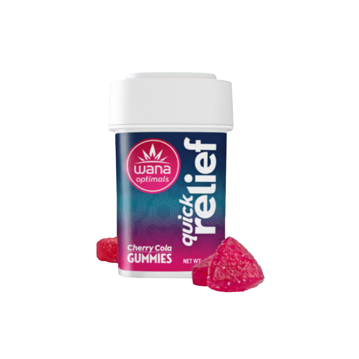 Photograph of product: Wana - Cherry Cola Quick Relief 50mg THC/50mg CBG/50mg CBC Gummies