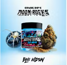 Photograph of product: Crude Boys - Blue Widow  Moon Rocks - 3.5g