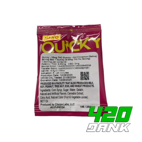 Photograph of product: Quicky - 100mg Hard Jewels - Blue Raz (H)