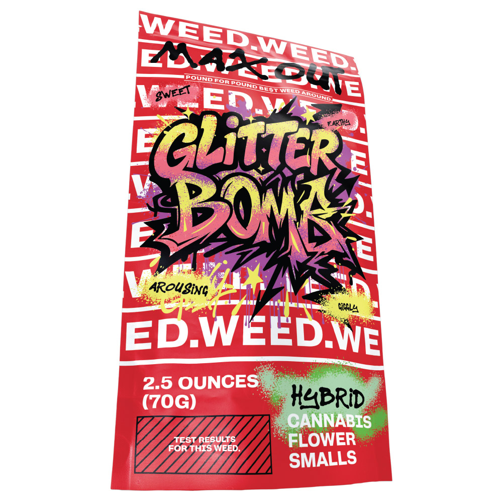 Photograph of product: Glitter Bomb | Premium Oui'd. | 2.5oz MAX OUT - 70.0g