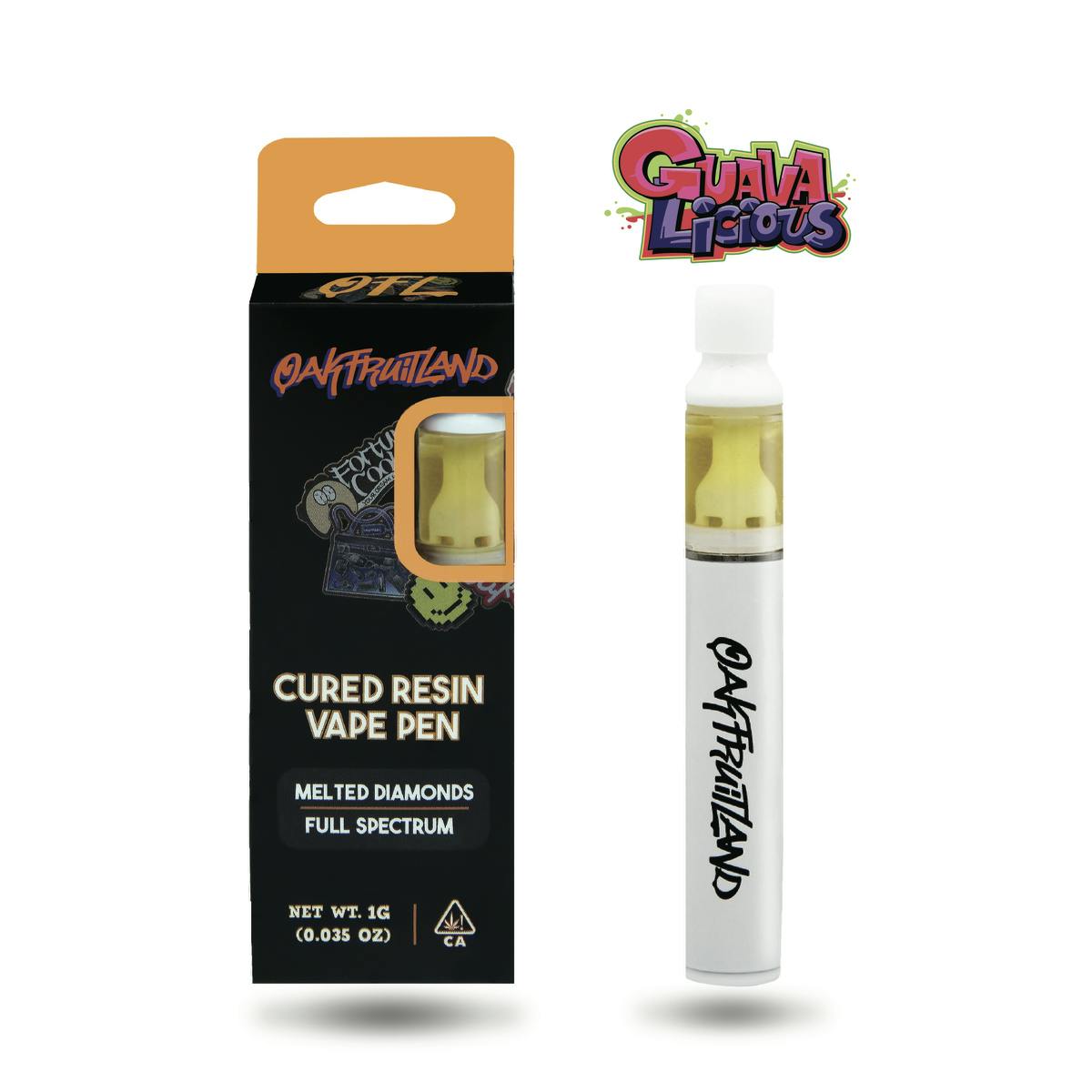 Photograph of product: Guavalicious 1g Cured Resin All In One Vape - Oakfruitland