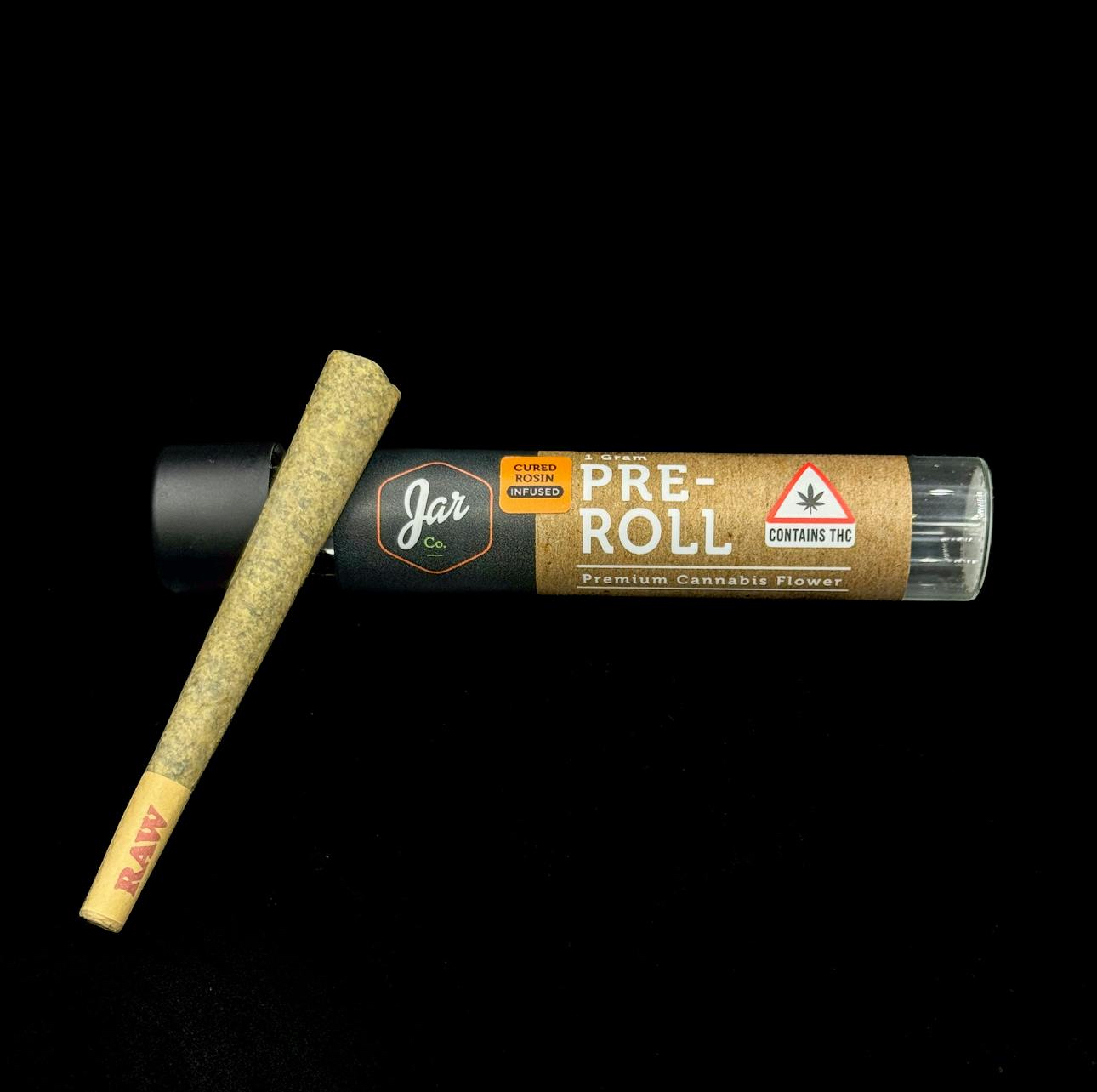 Photograph of Product: Jar Co. - Divorce Cake Infused Pre-Roll