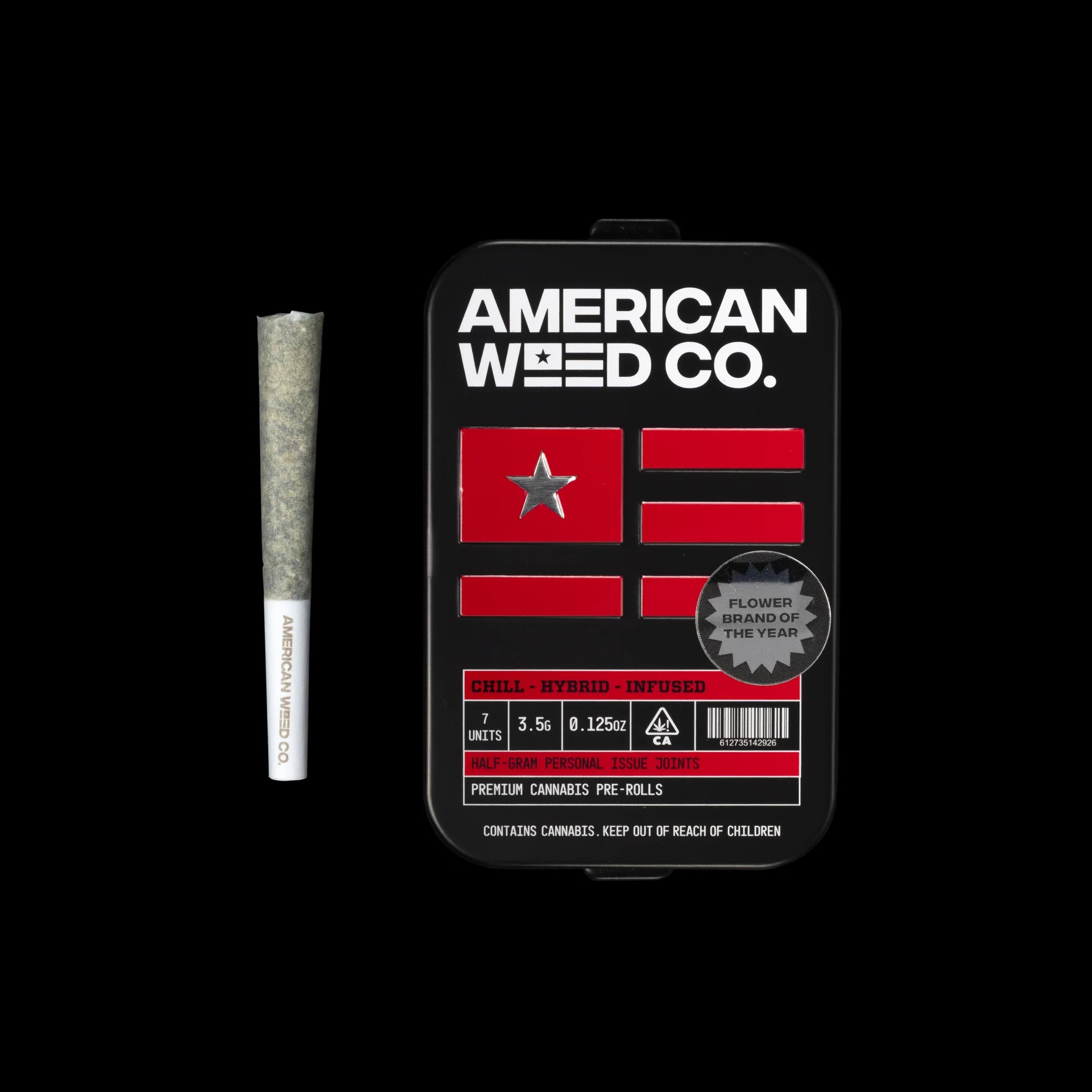 Photograph of Product: Xkittlez Infused 7pk Pre Rolls