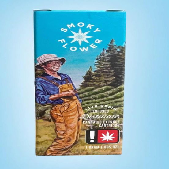 Photograph of product: Drops Live Resin + Dist Cart: Agent Orange - 