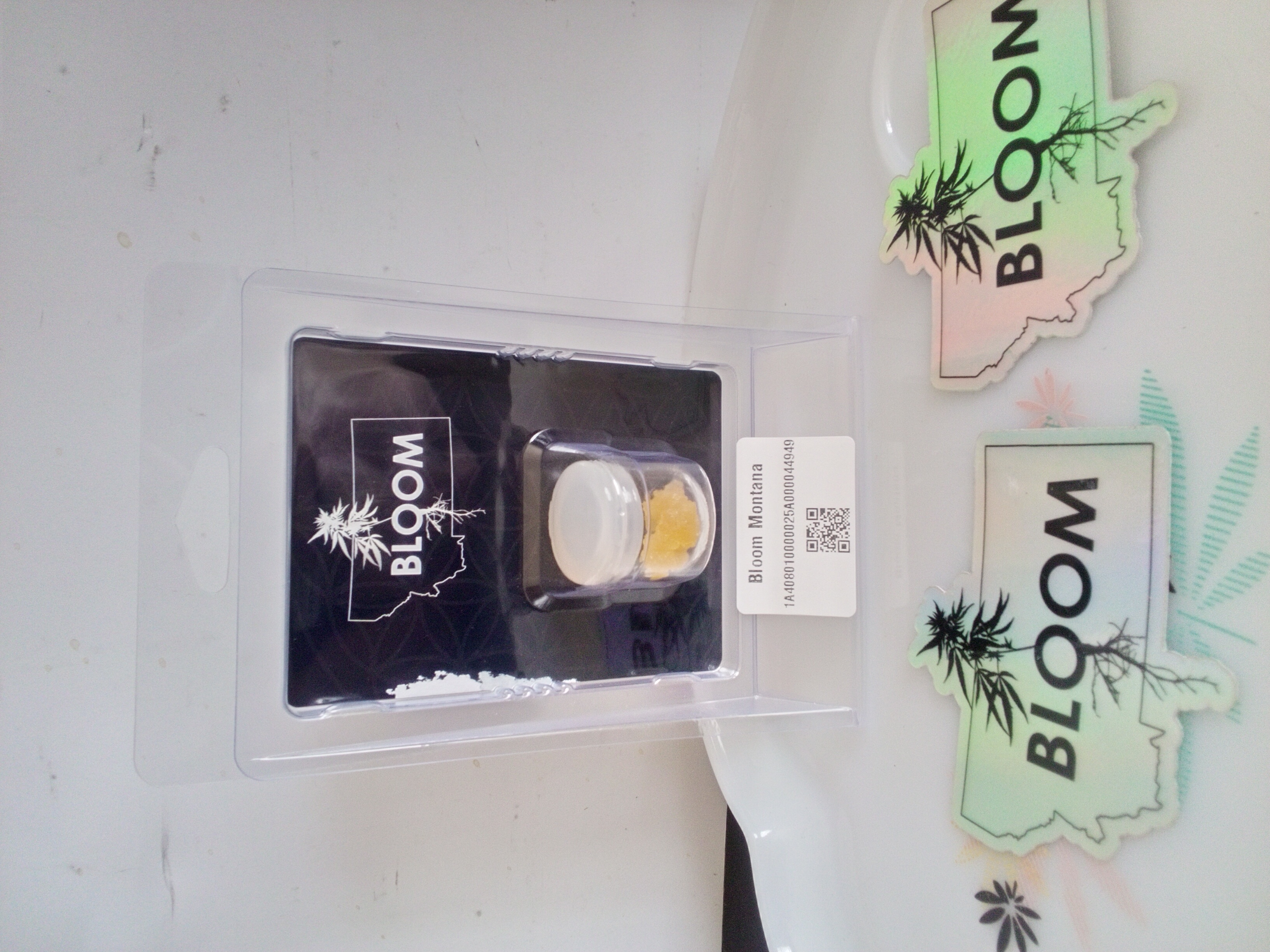 Photograph of product: Bloom Montana (1g Badder-Select-GMO)