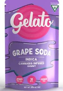 Photograph of Product: Gelato | Grape Soda Gummies | 200mg