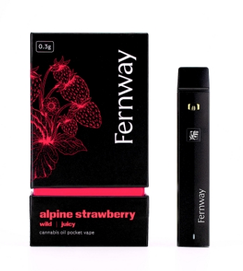 Photograph of product: Alpine Strawberry Traveler Disposable
