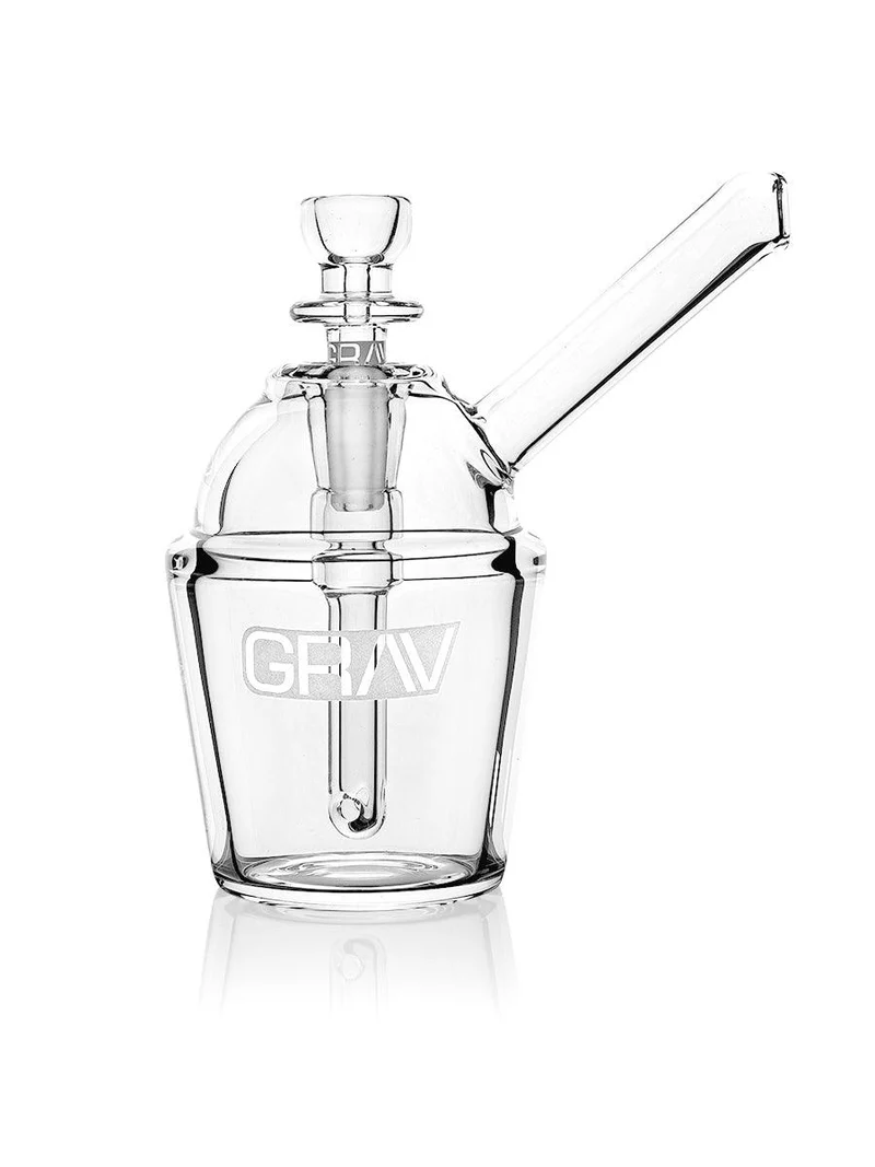 Photograph of product: GRAV | Slush Cup Pocket Bubbler | Clear