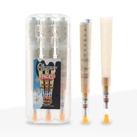 Photograph of product: Cones - GLONES x PACKS - 1 1/4 Glass Tip (Ultra Thin)