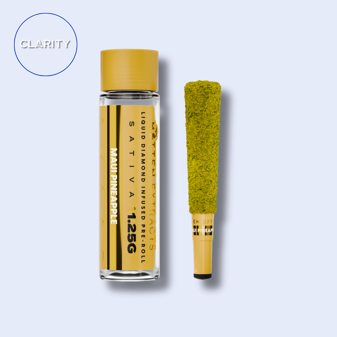 Photograph of product: Mitten Extracts Infused Preroll | Maui Pineapple
