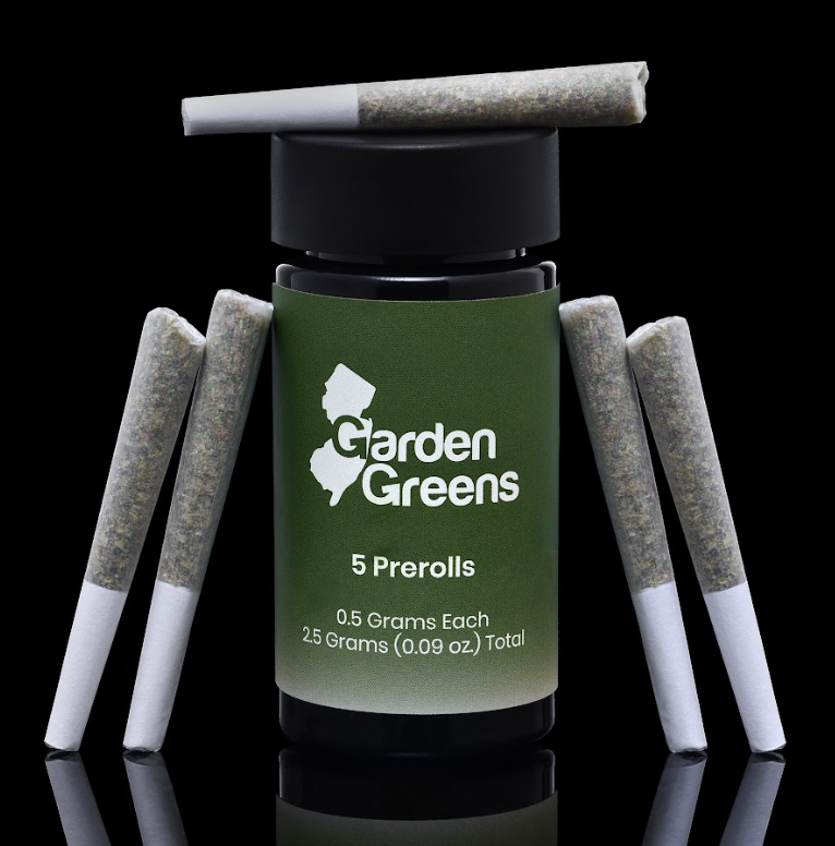 Photograph of product: Garden Greens | Pre-Roll Pack | Blueberry Cruffin 5pk | 2.5g