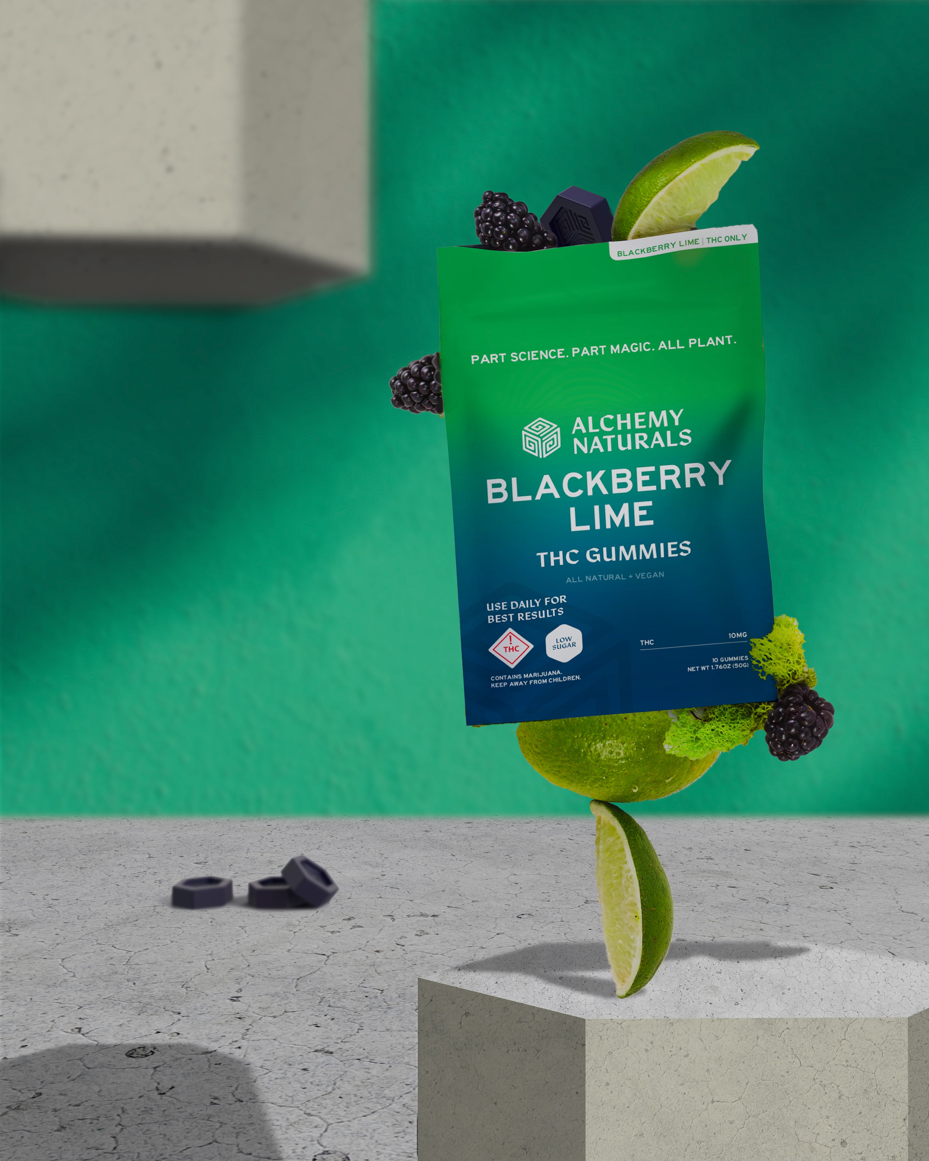 Photograph of product: Alchemy Naturals - Daily Blackberry Lime 100mg