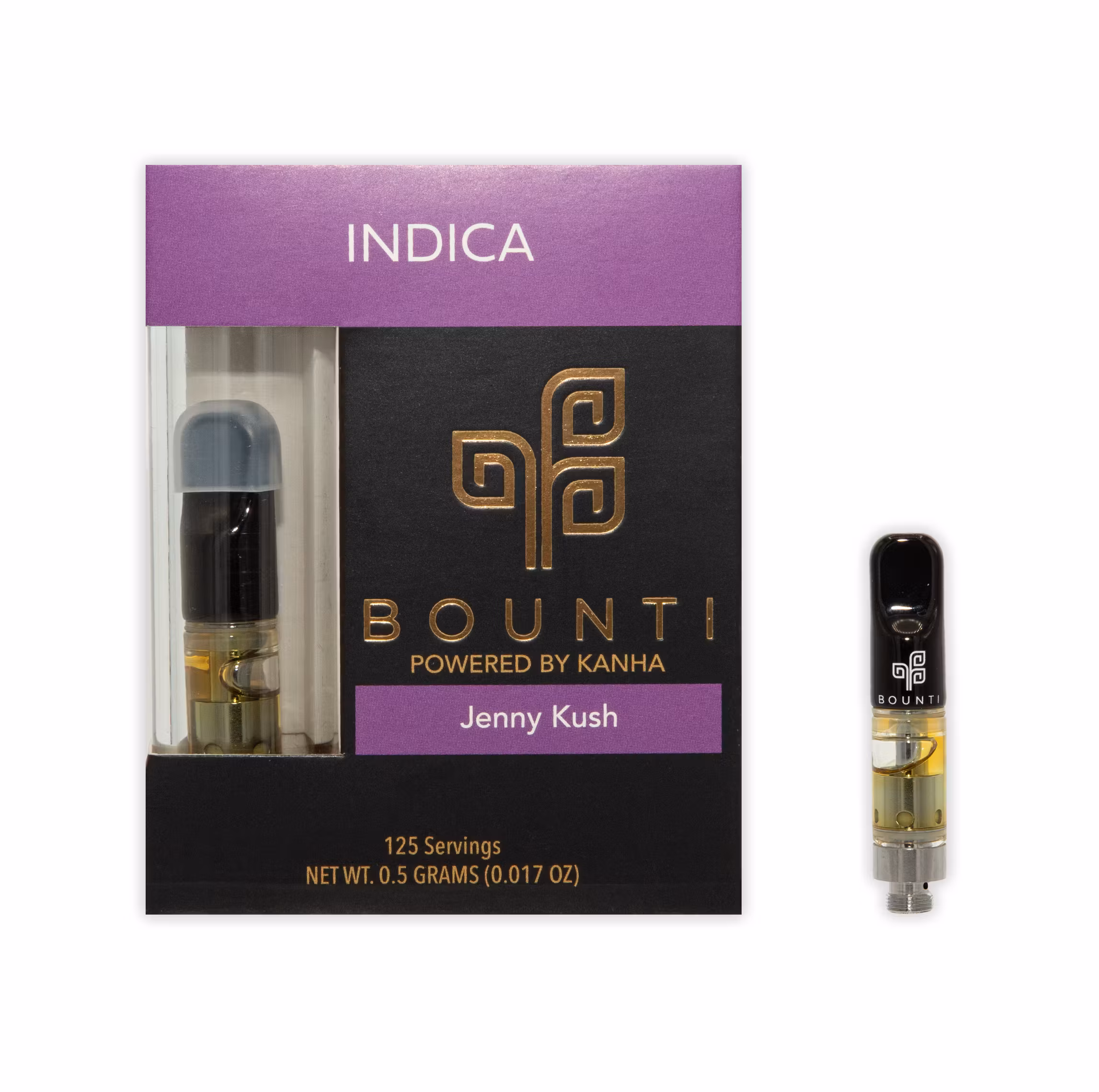 Photograph of product: Bounti - Cartridge Distillate - Jenny Kush (H)