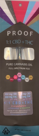 Photograph of product: 1:1 Balanced Full Spectrum RSO 1ML