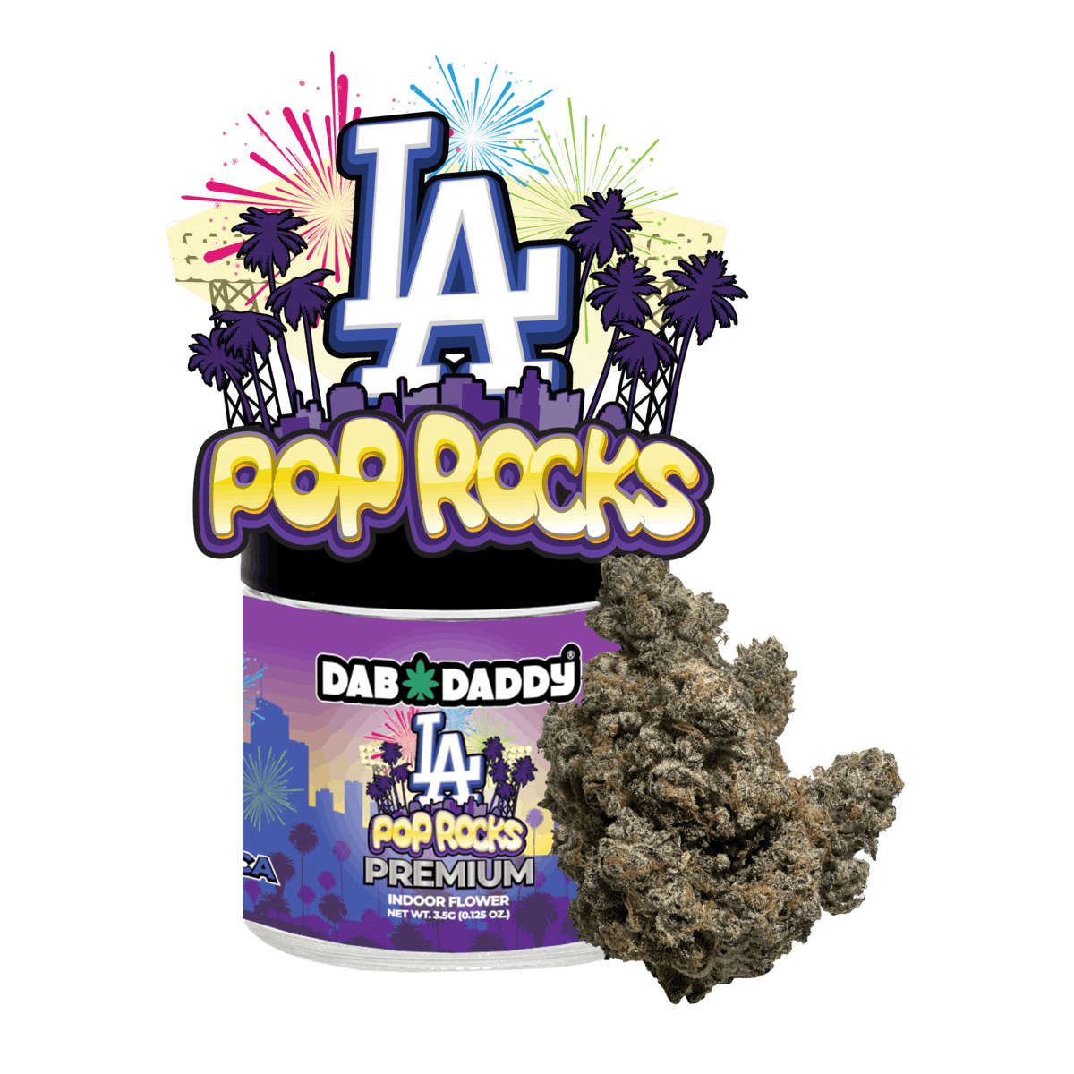 Photograph of product: Dab Daddy - Flower - La Pop Rocks - 28G