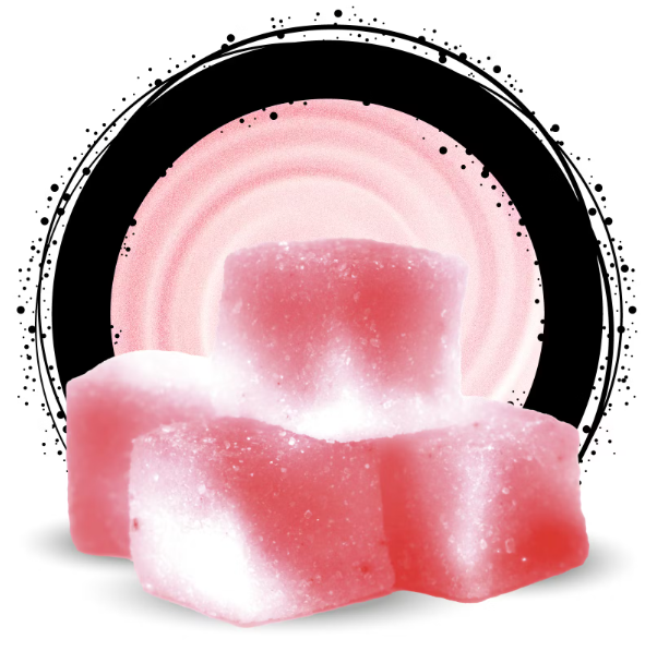 Photograph of product: Ozone Strawberries & Cream Gummies 100mg 20pk