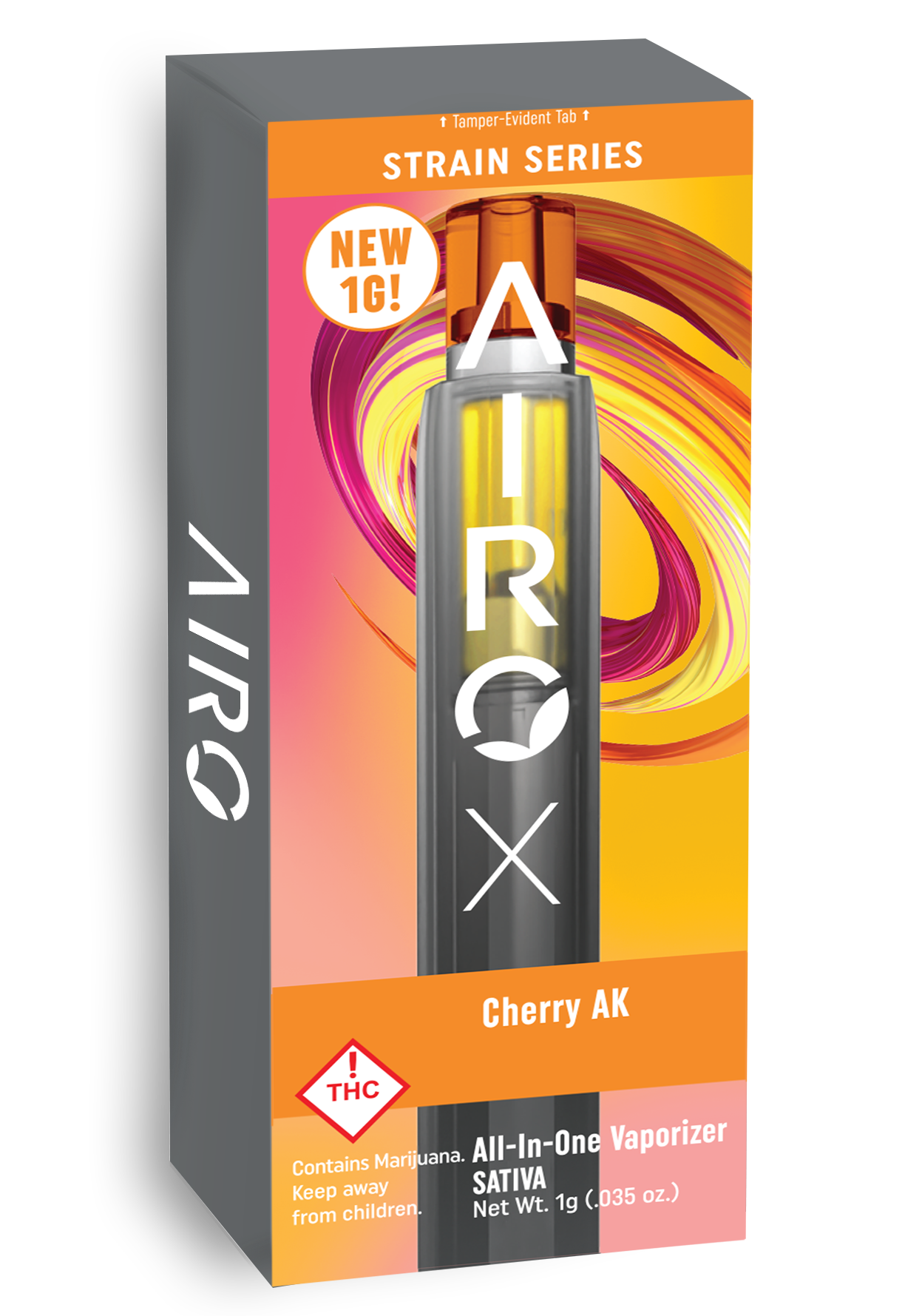 Photograph of product: AiroX - (S) Cherry AK - AIO vaporizer