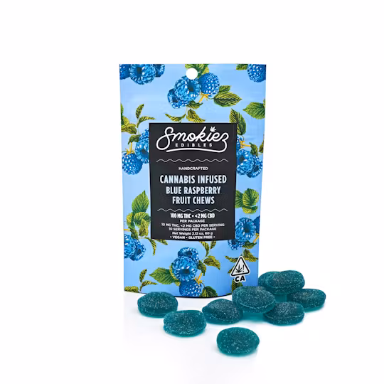 Photograph of product: Smokiez | Sweet Blue Raspberry