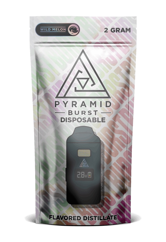Photograph of product: Pyramid | Burst Disposable | Wild Melon | 2g