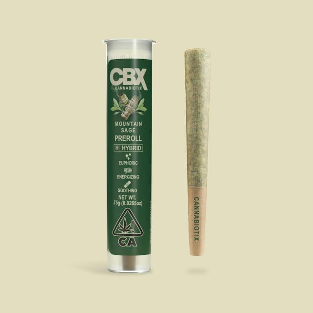 Photograph of product: *Mountain Sage Pre-Roll 0.75g - 