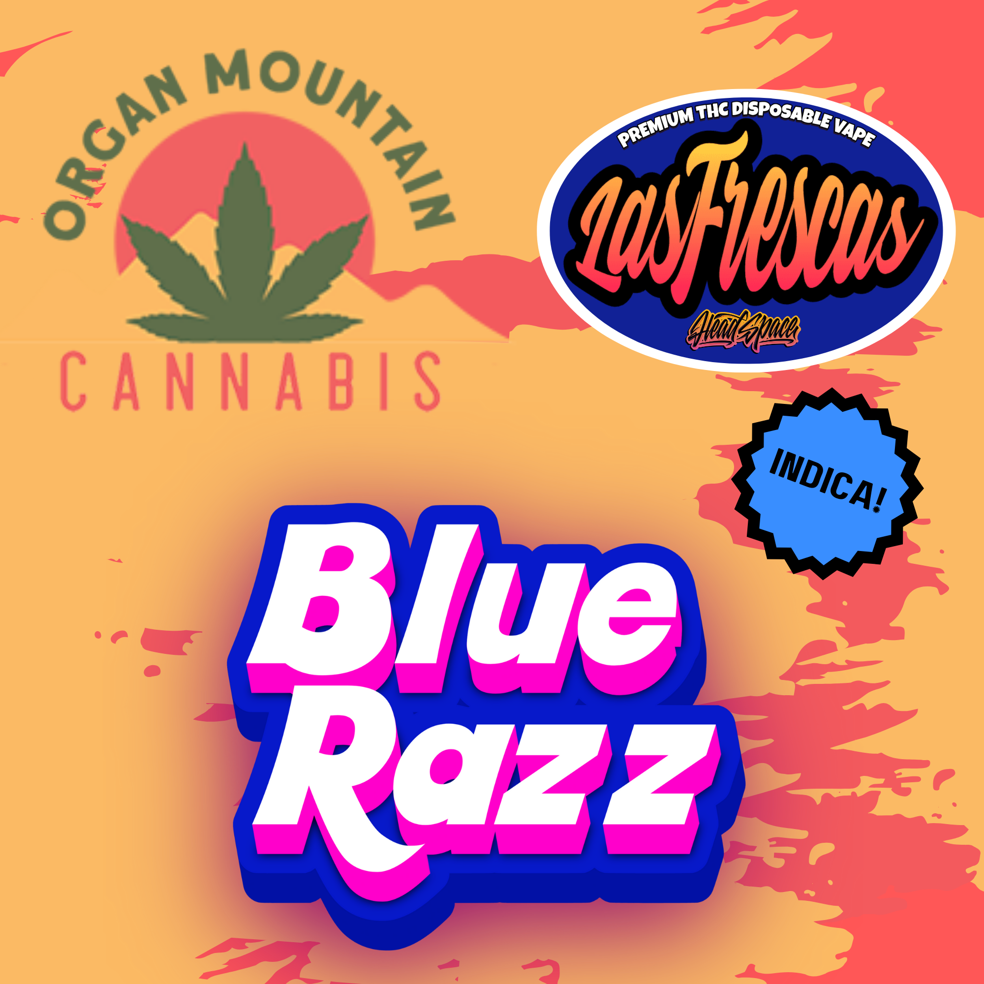 Photograph of product: Head Space x OMC - Blue Razz (I) - Disposable