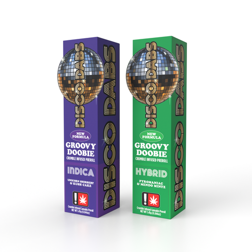 Photograph of product: Cartridge - 1g Disco Dabs Flavored - Bomb Pop - GREEN LEAF SPECIAL