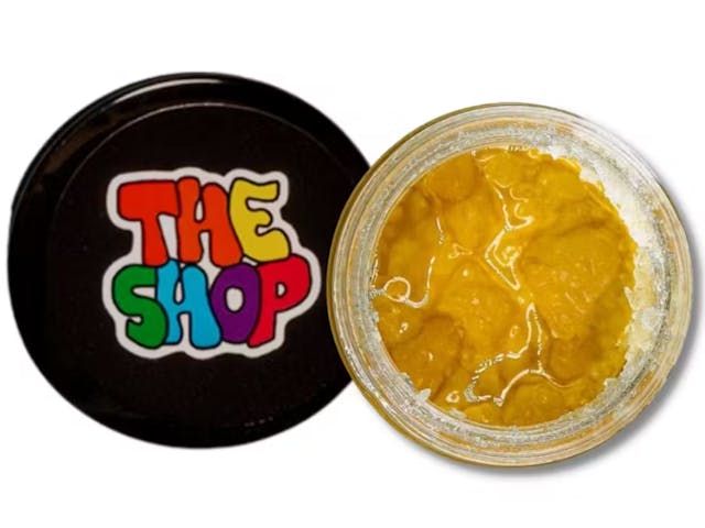 Photograph of product: The Shop -Badder- 1g - Cherry Slurm