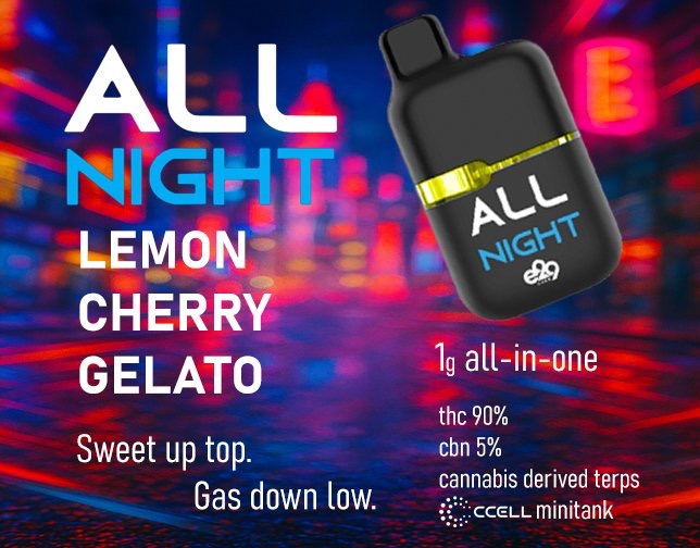 Photograph of product: E29 l Vape AIO l Lemon Cherry Gelato 1G