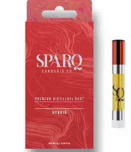 Photograph of product: SparQ Apple Fritter Distillate Cartridge